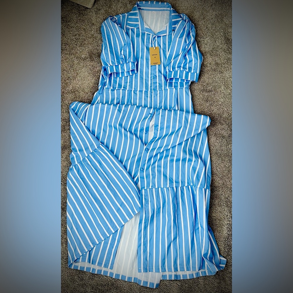 Medium, long, maternity dress never worn.